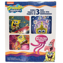 TCG Toys SpongeBob 3-in-1 puzzle 100-piece set to challenge growing minds