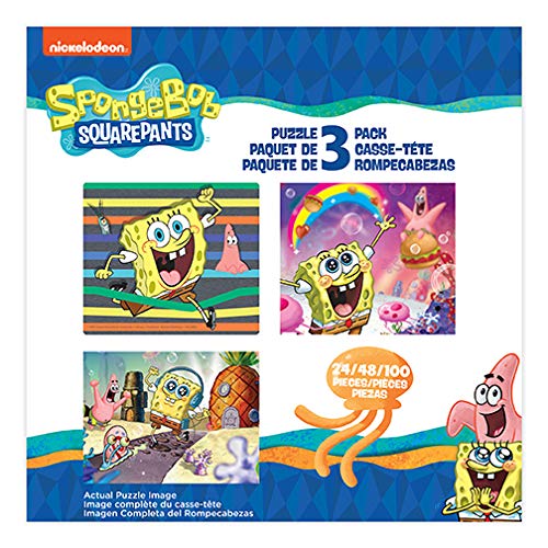 TCG Toys SpongeBob 3-in-1 puzzle gift-ready packaging for birthdays