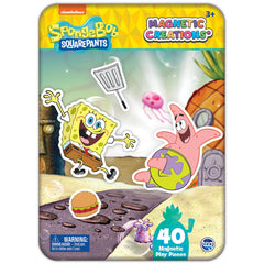 TCG Toys SpongeBob Magnetic Creations dress up magnets inviting imaginative storytelling.