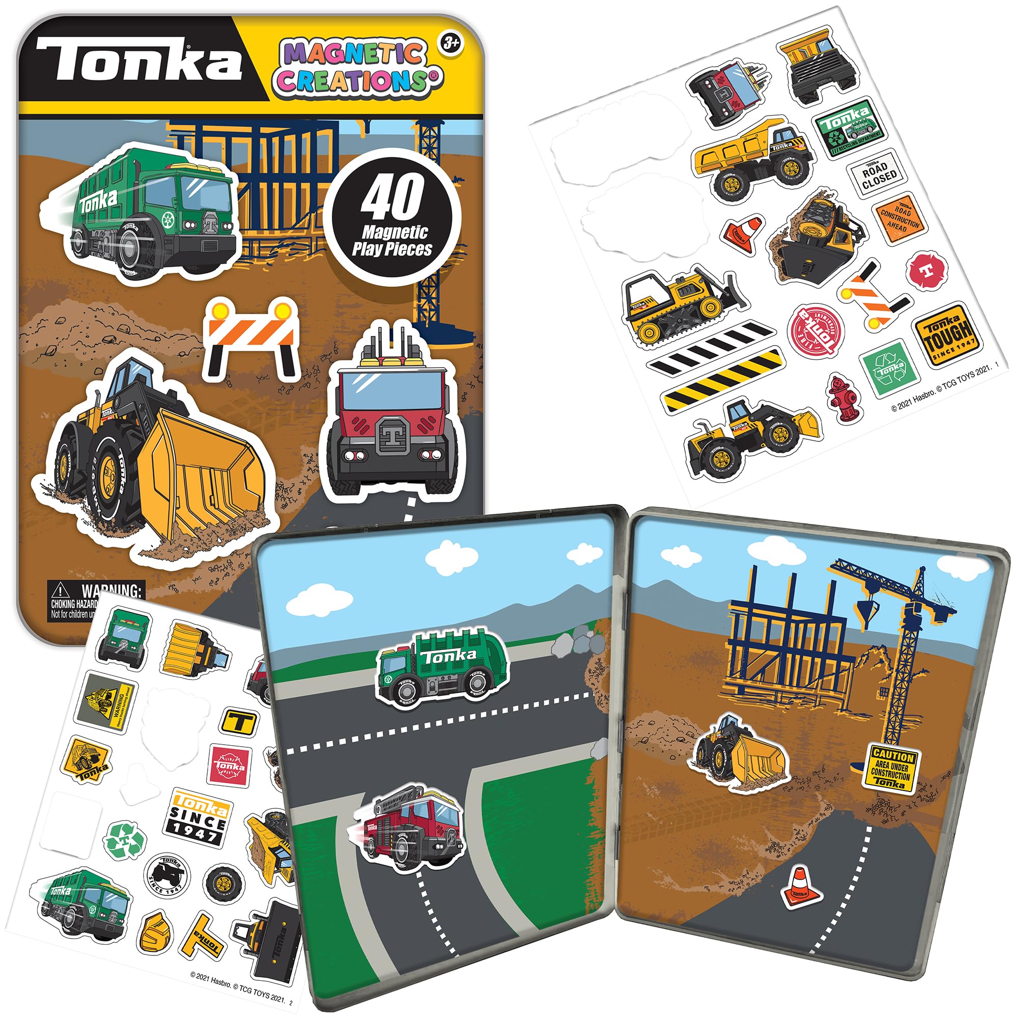 Official Tonka license adds authentic branding for fans and collectors.