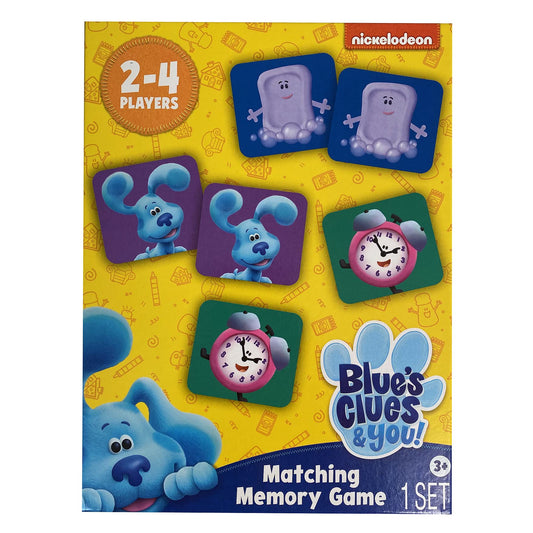 TCG Toys UPD Blues Clues Memory Game front view with bold colors for kids' play