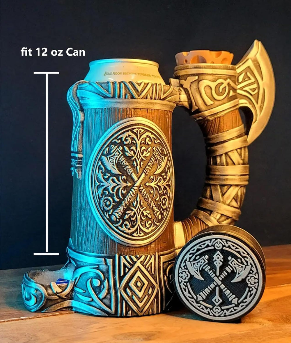 TCGADVN DND mug features Viking axe emblem for immersive gameplay.