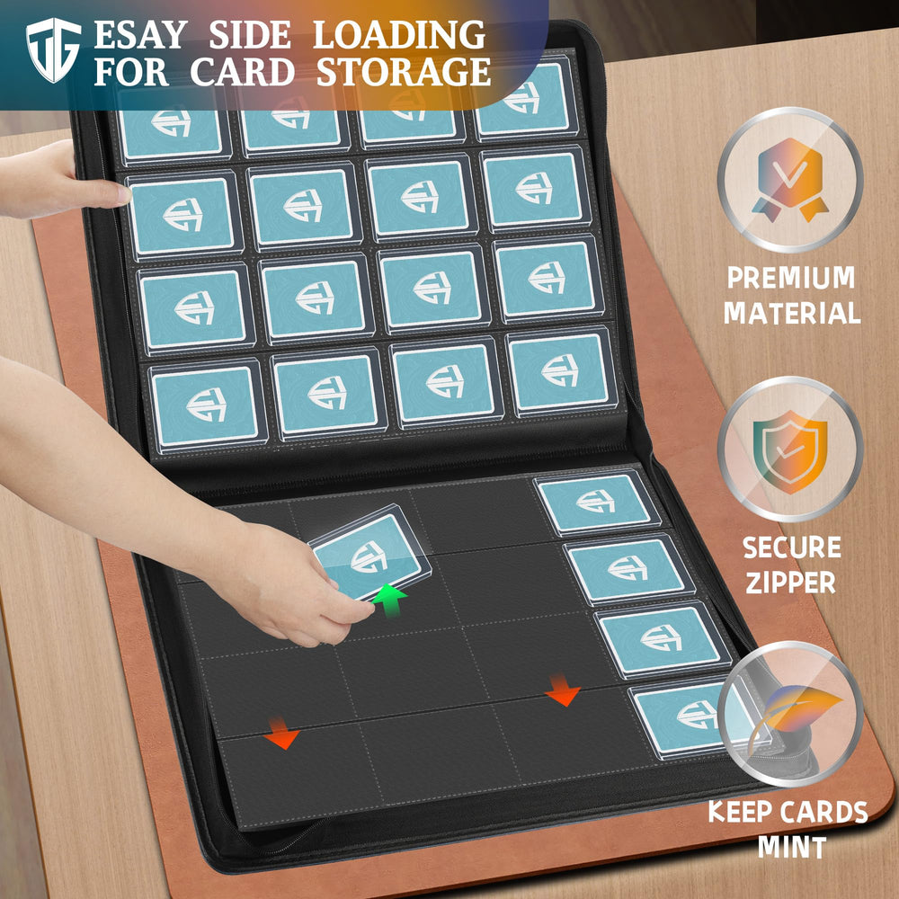 TCGUARD outer material protects cards with scratch-resistant PU finish.