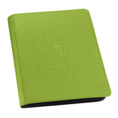 TCGUARD Toploader Binder with 216-card capacity in a green finish, ideal for organized collections.