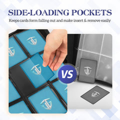 TCGUARD zipper closure keeps cards secure on the go.