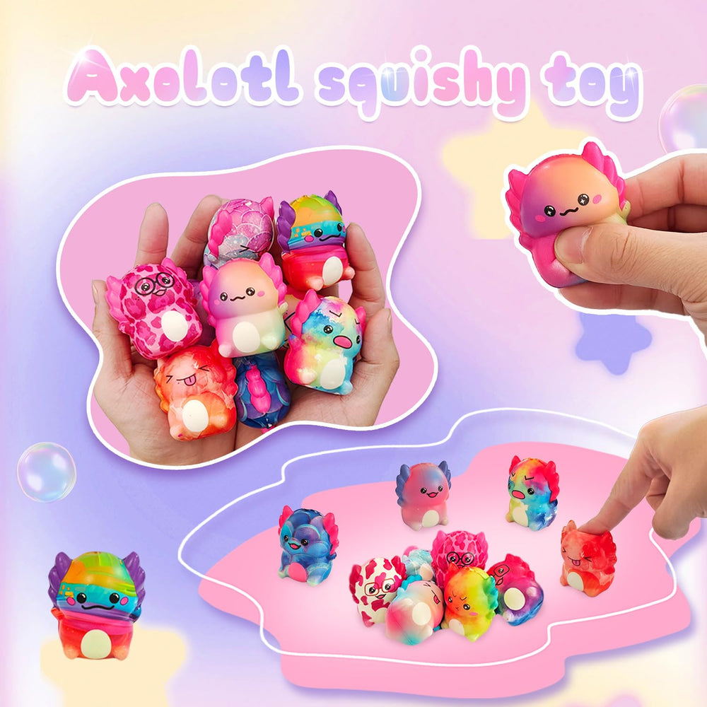 Tcnroy axolotl squishy party favors delight guests at birthdays and events