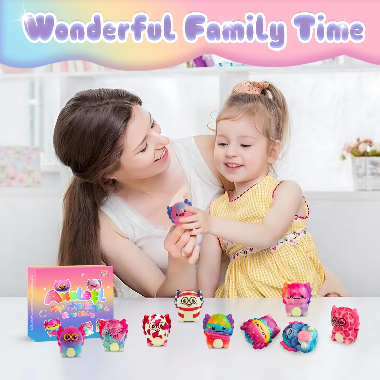 Tcnroy axolotl squishy is made from non-toxic materials for safe play