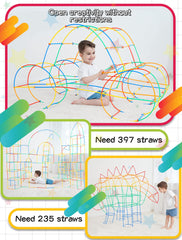Tcnroy motor skills development through hands-on straw construction play