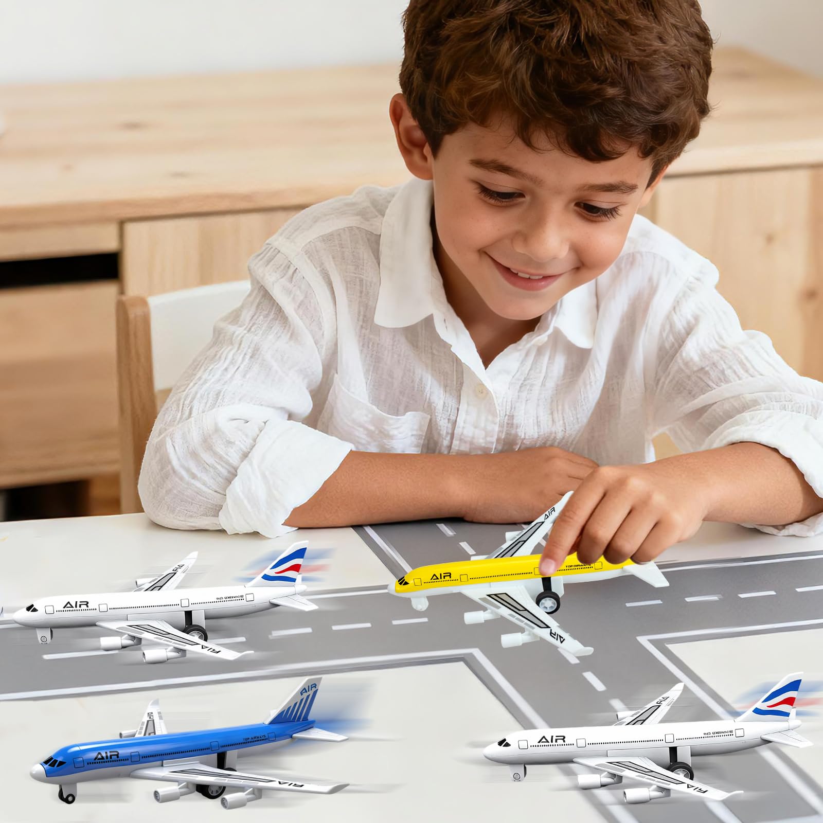 Tcvents birthday gift airplane suitable for celebrations and imaginative play