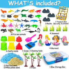 Tcvents sea animals figures enhance imaginative ocean scenes