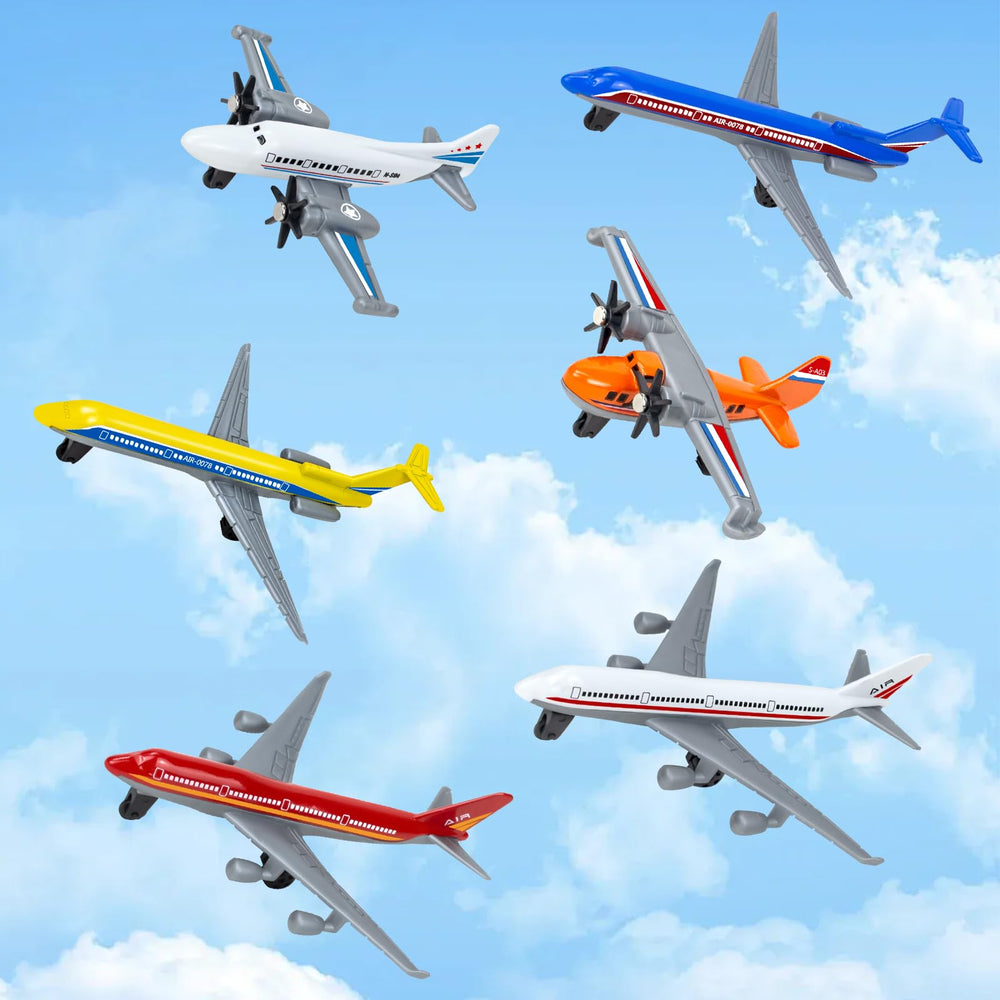 Tcvents aircraft toy for kids, compact size fits small hands for beginner flights.