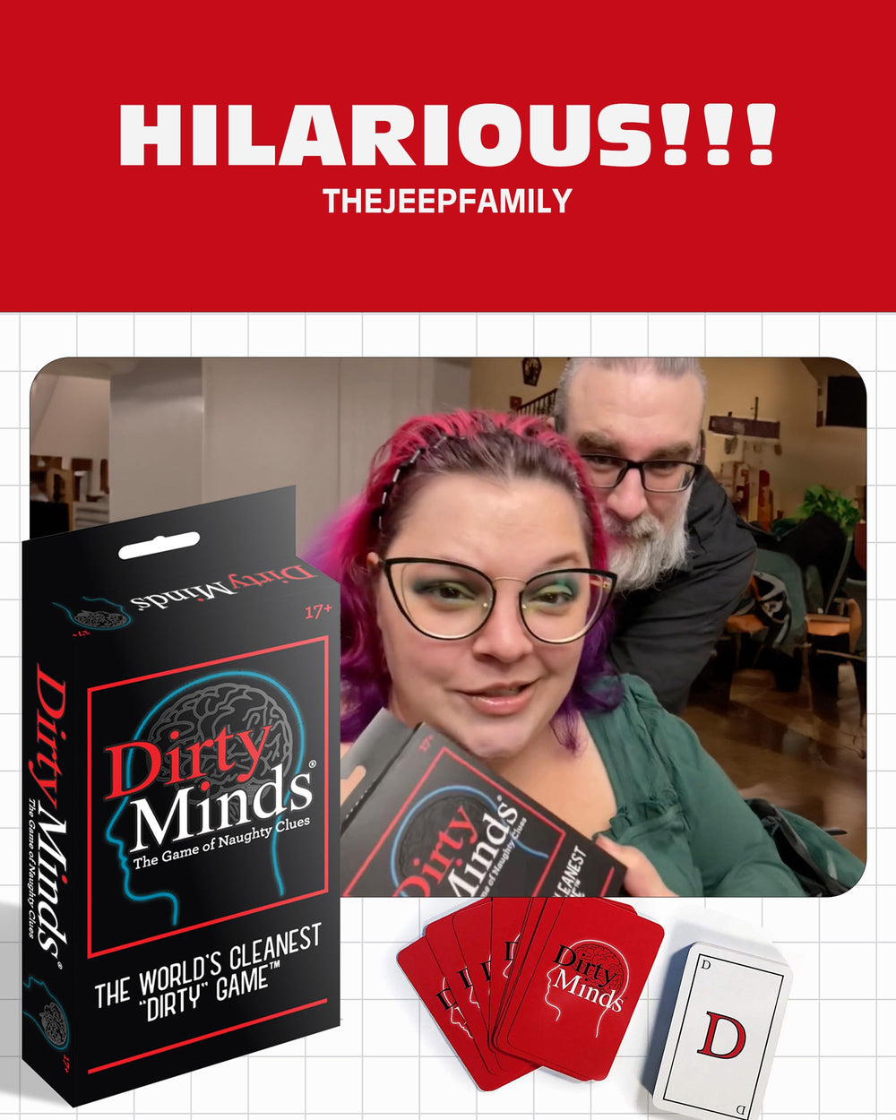 TDC Games Travel Dirty Minds score cards — quick scoring for lively groups