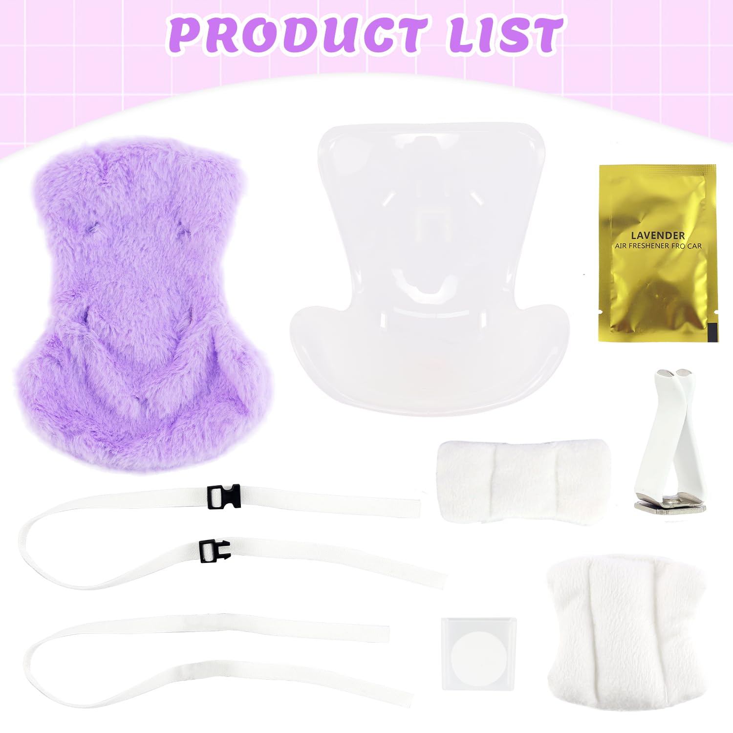 TDDS9 doll car seat safety strap secures dolls during bumpy rides.
