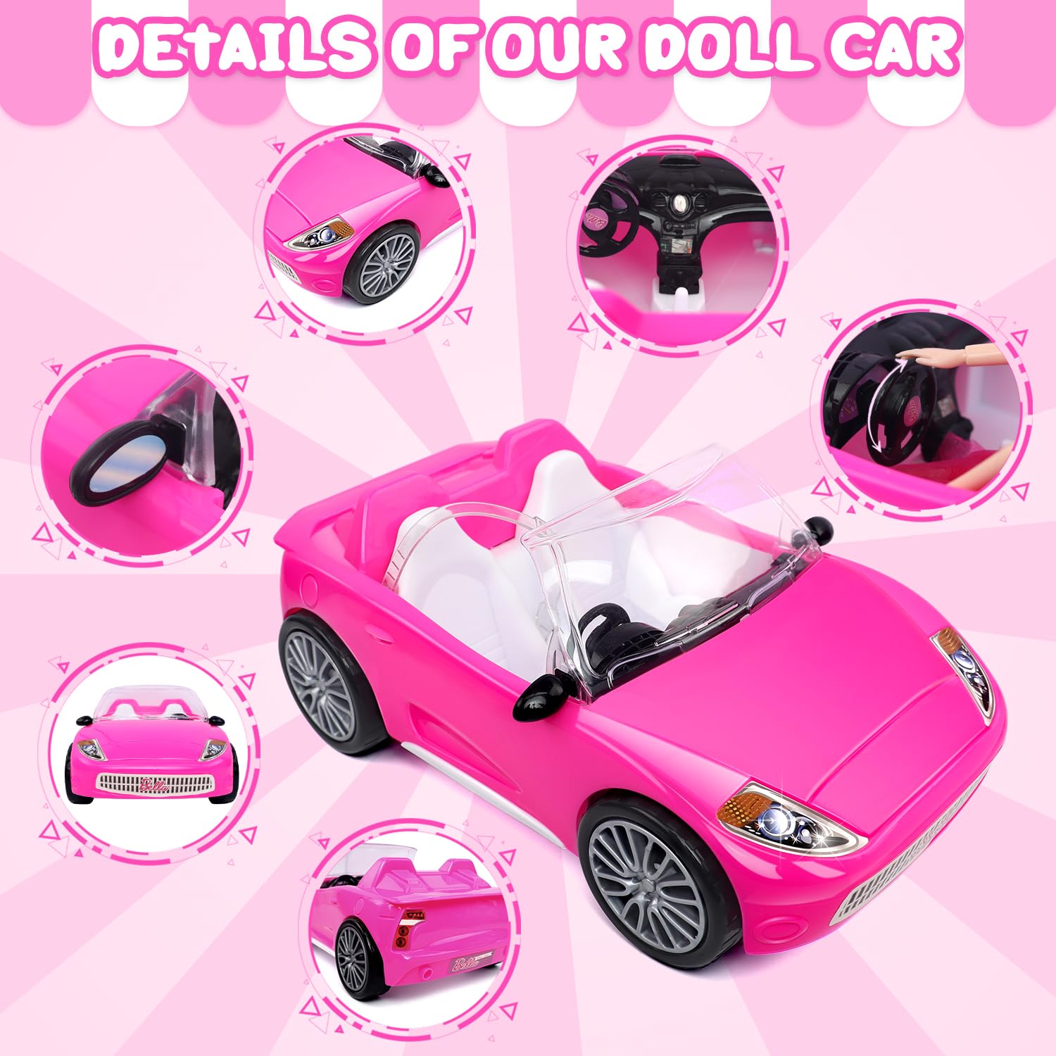 TDDS9 fashion dress for 11.5-inch doll—add flair to playtime outfits.