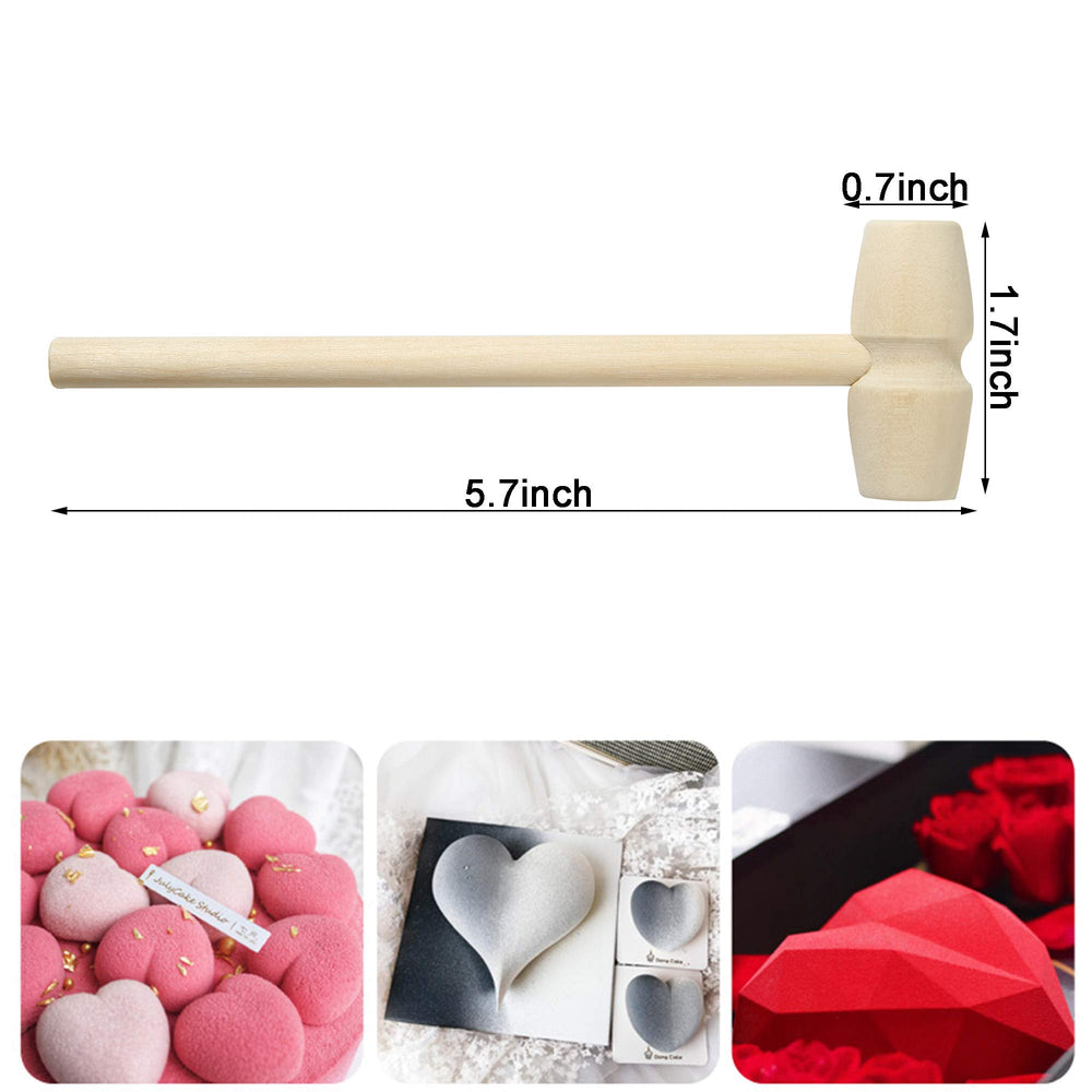 TDOCK wooden hammers designed as kids toys with durable natural wood