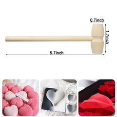 TDOCK wooden hammers designed as kids toys with durable natural wood