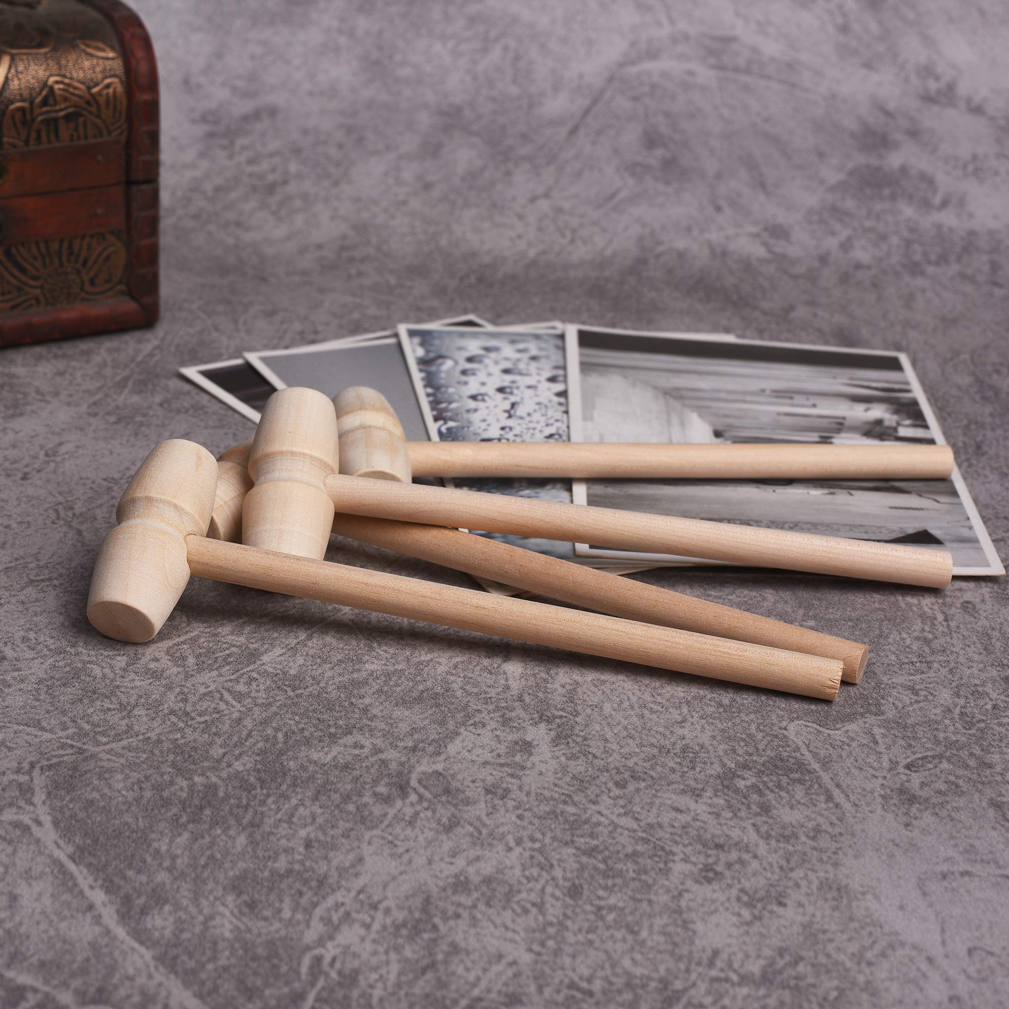 TDOCK 24-piece wooden hammer set packaging for group play and classroom use