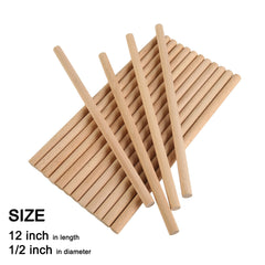 tdock rhythm sticks natural color close-up highlighting easy grip for kids