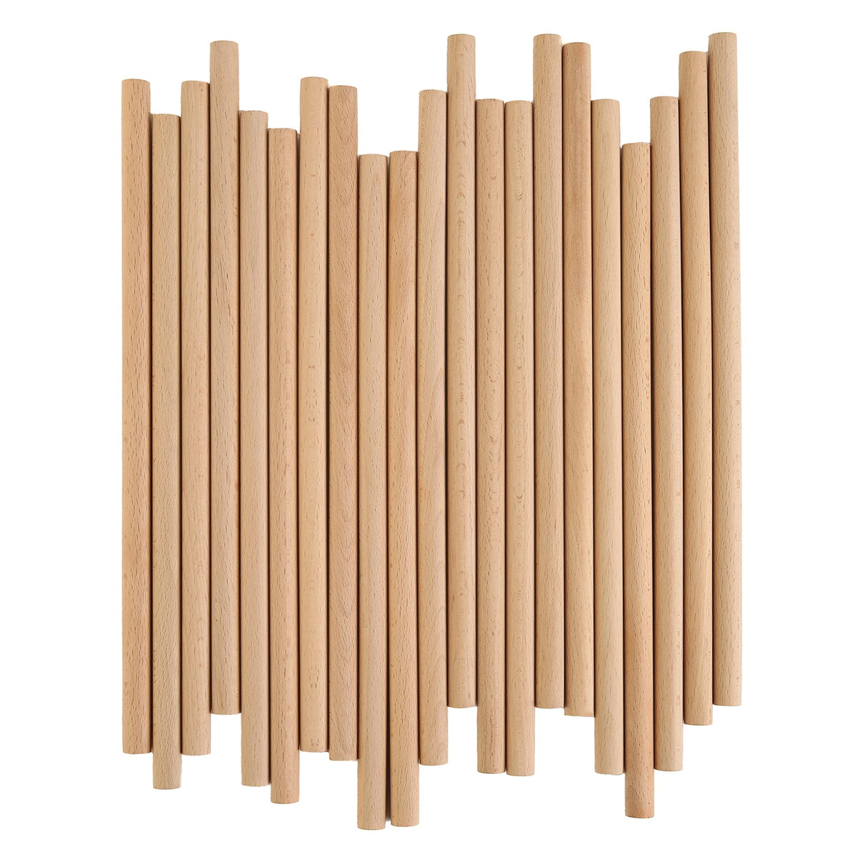 tdock rhythm sticks pack with 60 natural wood pieces for group play