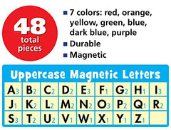 Bright color letter set to support engagement and quick visual discrimination