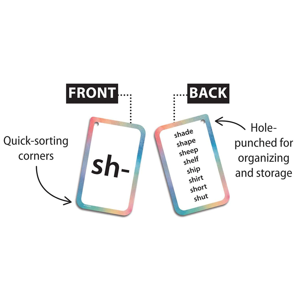 Teacher Created Resources ep62044 teaching tips included flash cards with organizer hole