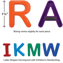 Letters approximately one and five eighths inches tall for good visibility