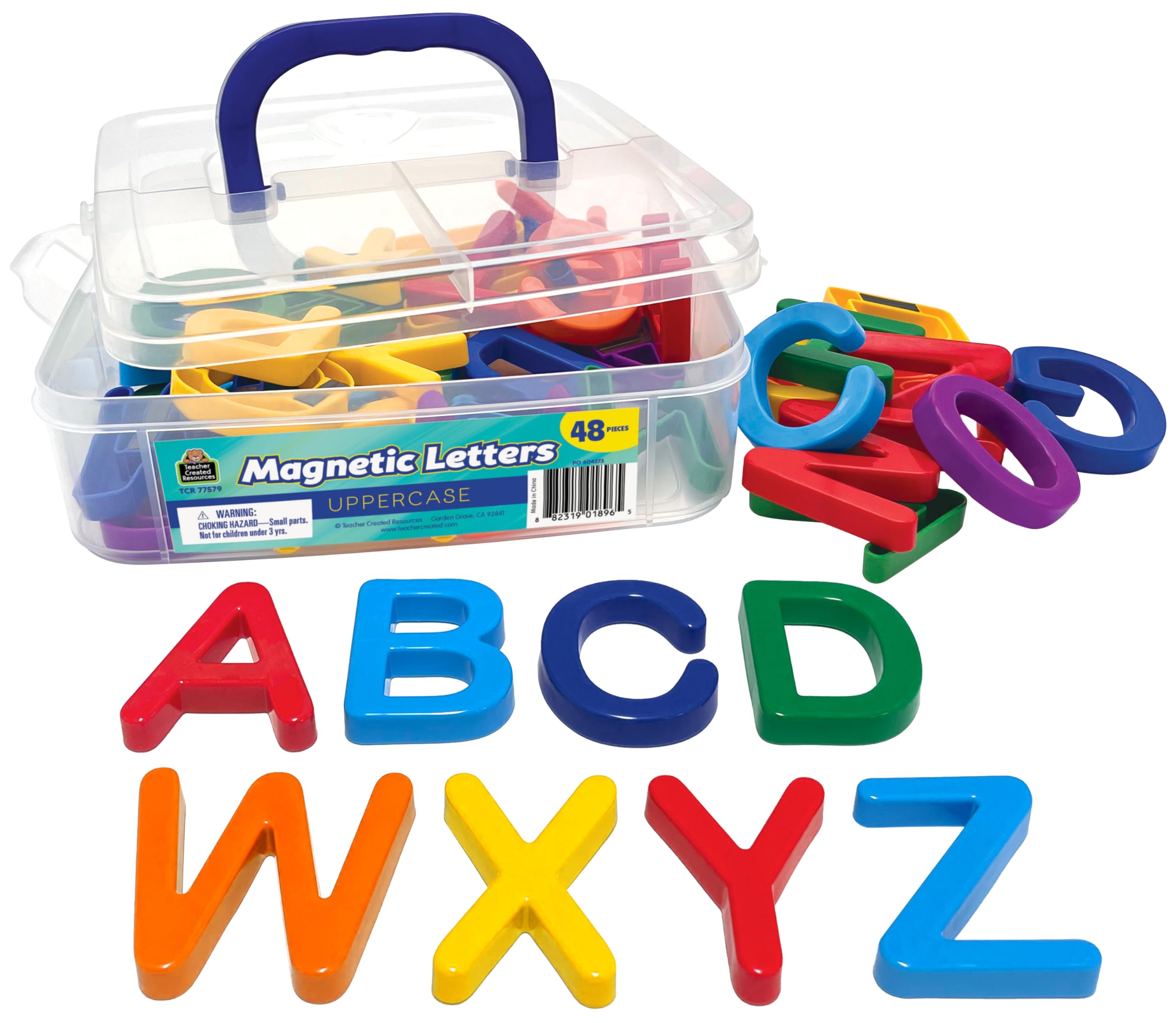 Teacher Created Resources magnetic letters uppercase pack for alphabet practice and word building