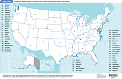 Teacher Created Resources USA Map Learning Mat students learning geography on the go