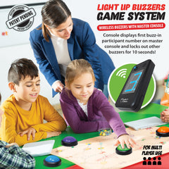 Teacher's Choice master console displays the first buzz for smooth rounds.