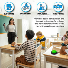 Teacher's Choice unique sounds add excitement to trivia nights.