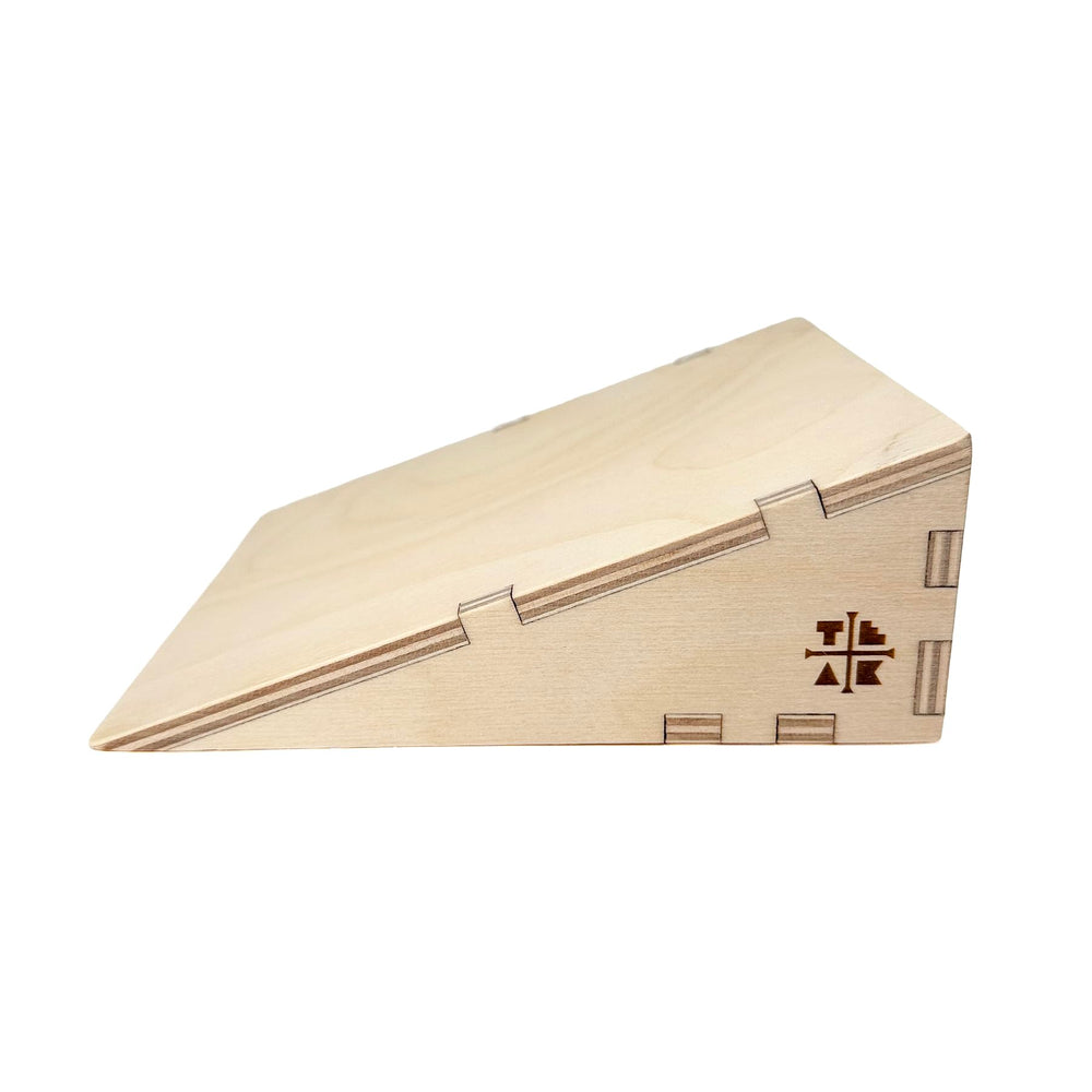 Teak Tuning handcrafted wooden ramp edge detail for precise, pro-like finishes.