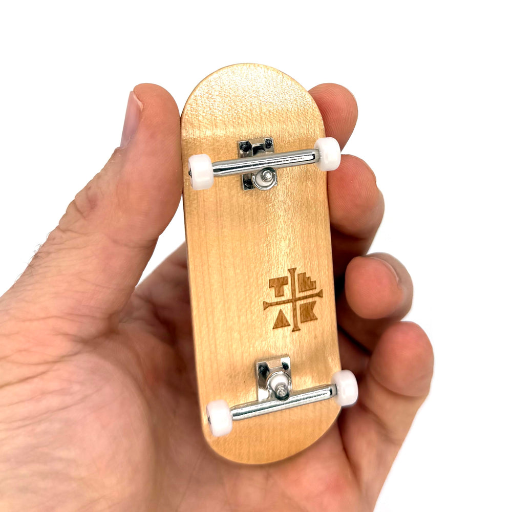 Teak Tuning Pro Fingerboard deck 34mm ready to ride smoothly.