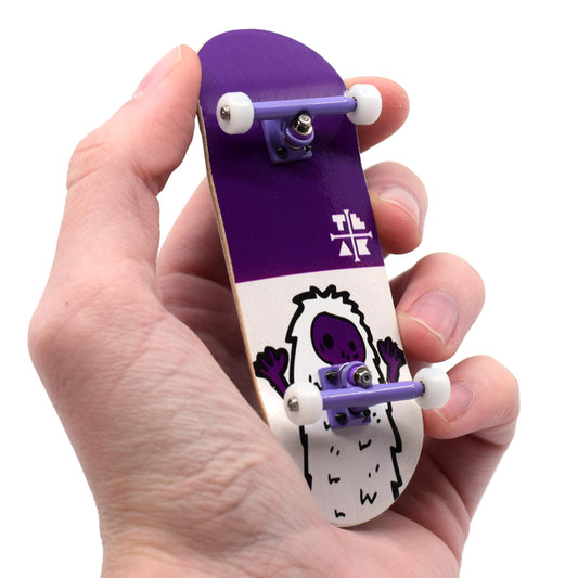 Teak Tuning Purple Yeti graphic deck for durable style and heat transfer art.