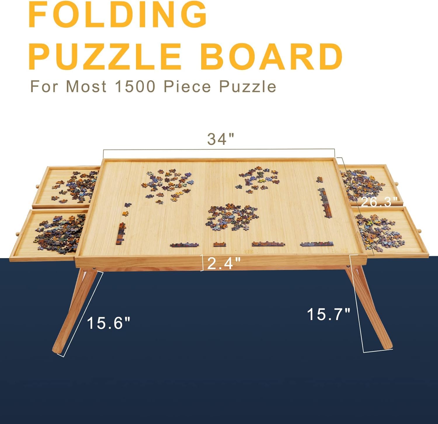 TEAKMAMA versatile table for living room, bedroom, or coffee table setups