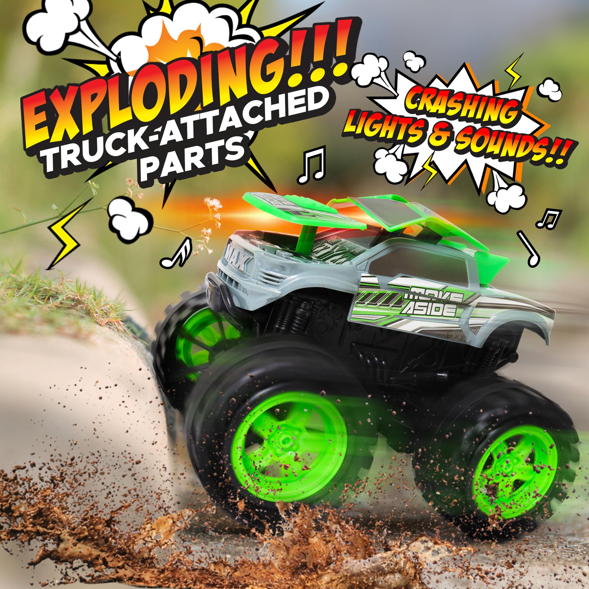 Team Power crash-action sounds and flashing lights for immersive pretend play