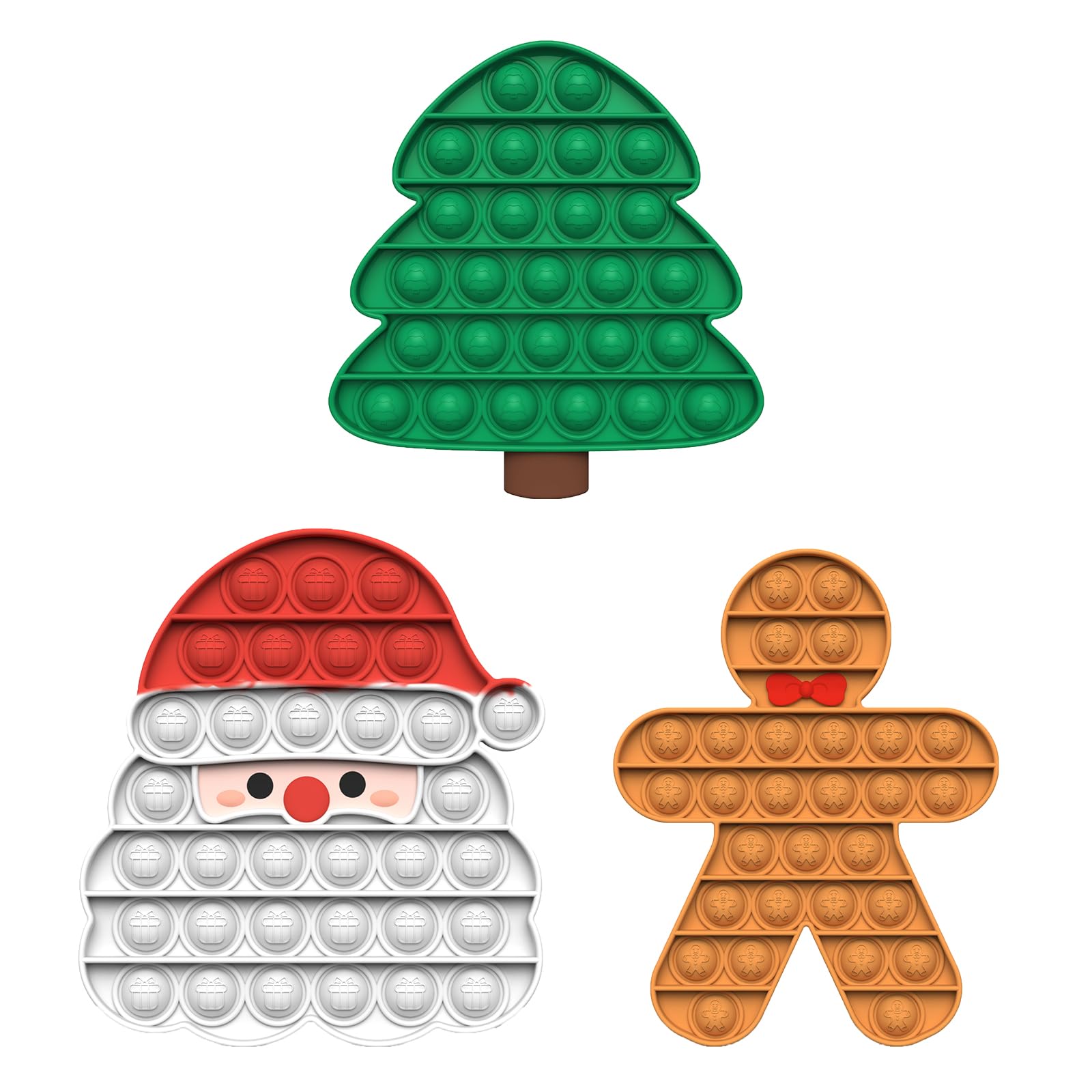 TeaTurTre Santa Claus fidget toy for calm, focused play during holidays.