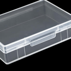 Tebery clear lid shows contents while protecting cards