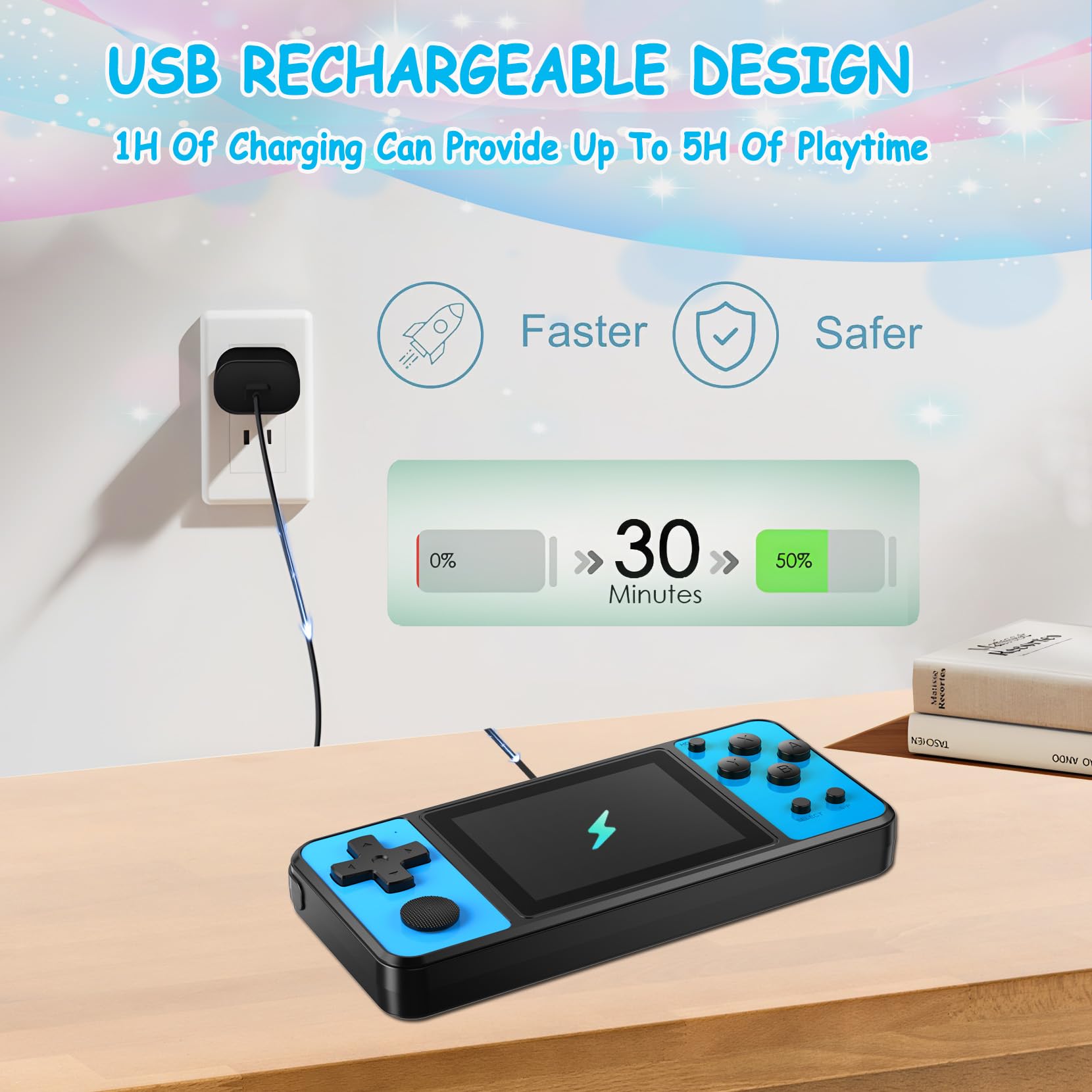 TEBIYOU arcade-style joystick provides precise control during play sessions