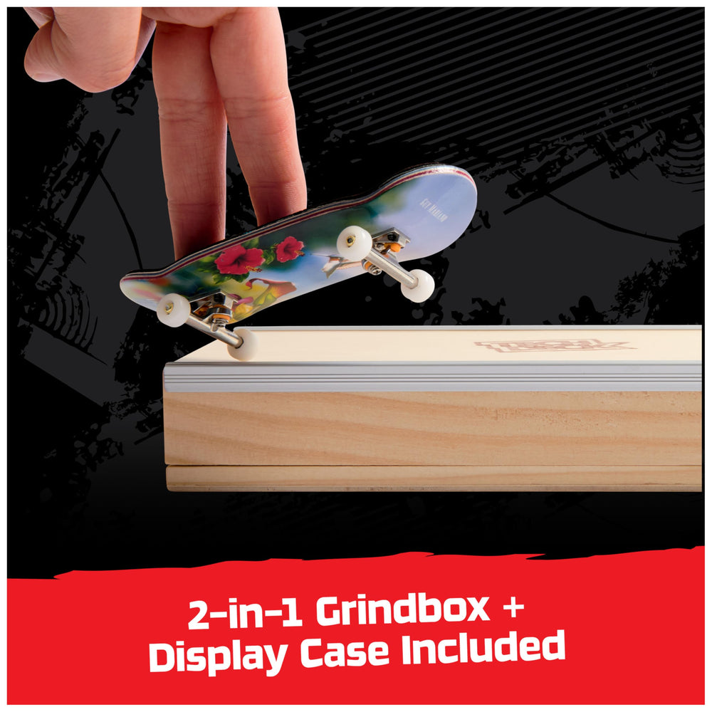 Tech Deck Pro Series 5-plywood deck delivers authentic stiffness and response.