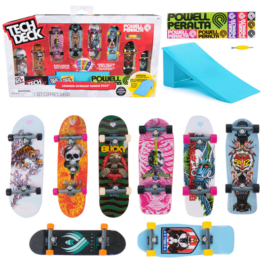 Tech Deck bonus pack with eight fingerboards for creative mini skate sessions