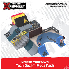 X-Connect Park Creator enabling bowl drops and rail grinds in flexible setups
