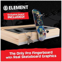 Tech Deck Element Pro Series graphics on deck highlight authentic skate visuals