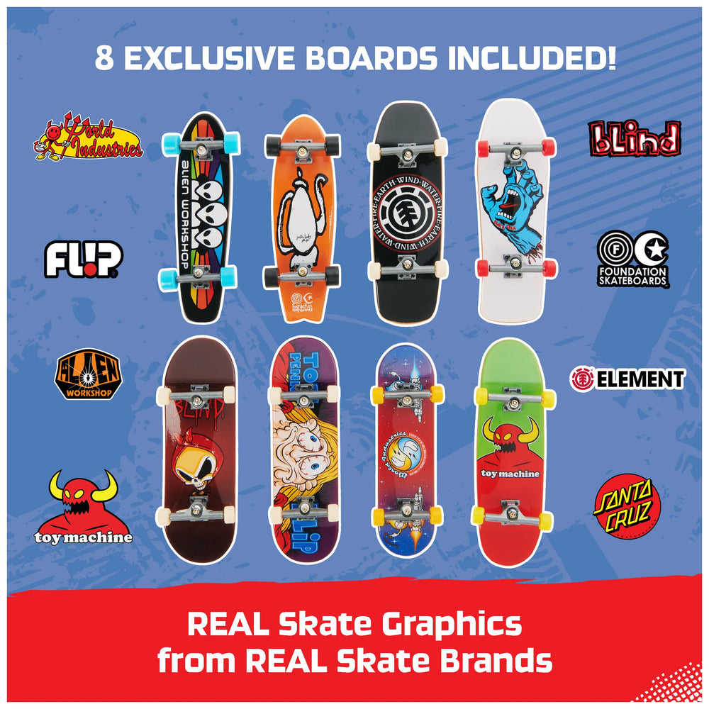 Tech Deck Exclusive Silver Dudes figure highlights the 25th Anniversary collectible appeal.