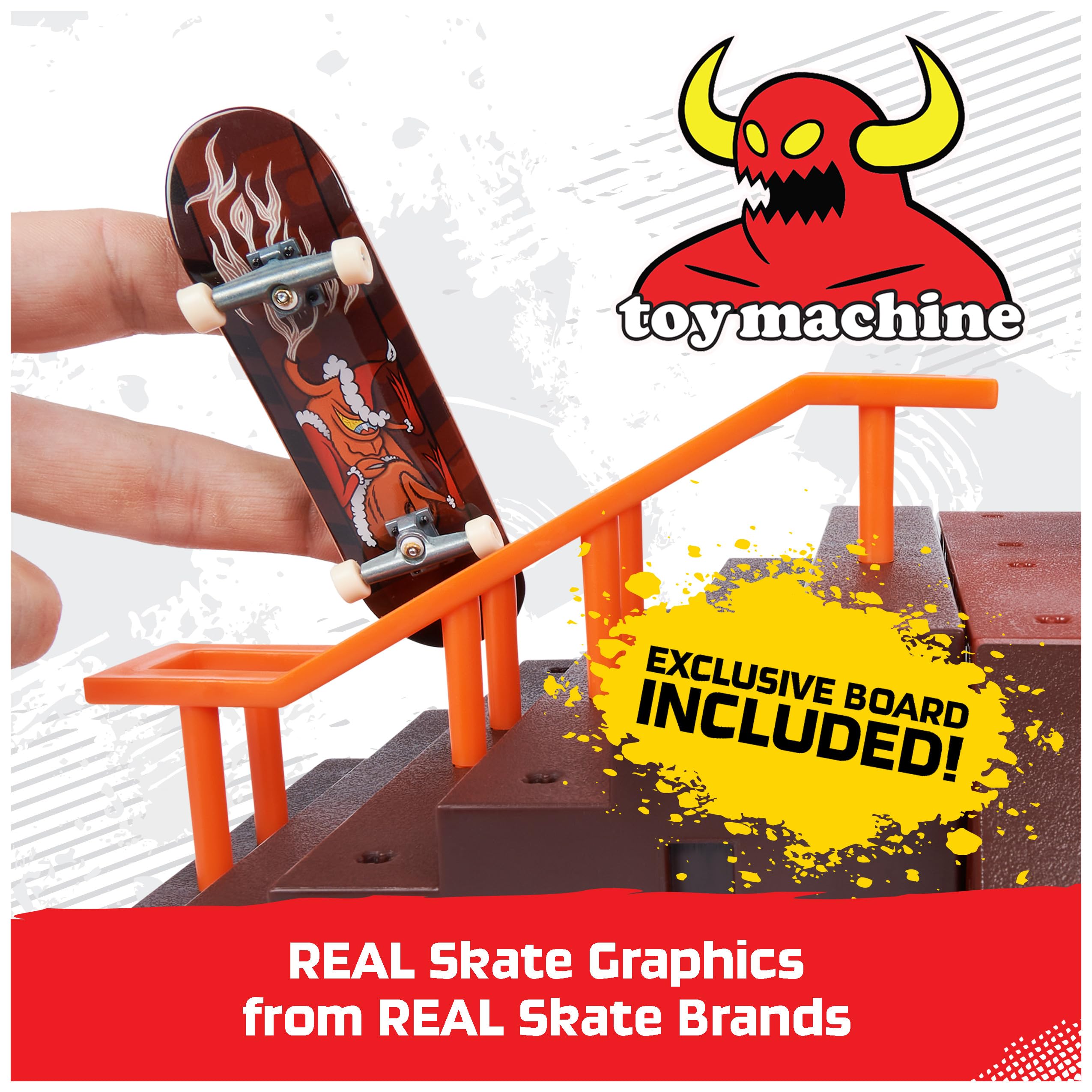 Exclusive Toy Machine fingerboard included with Tech Deck set