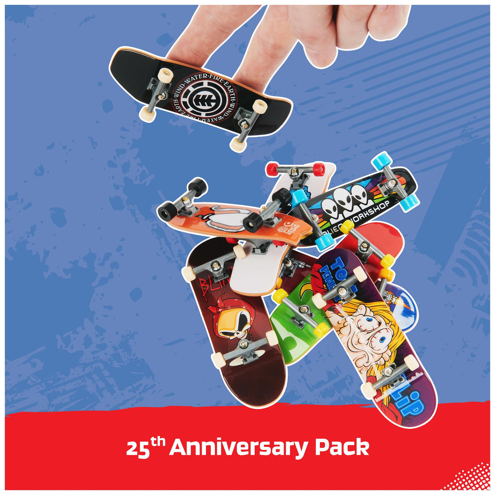 Tech Deck Pyramid Shredder ramps let you practice new tricks with compatible boards.