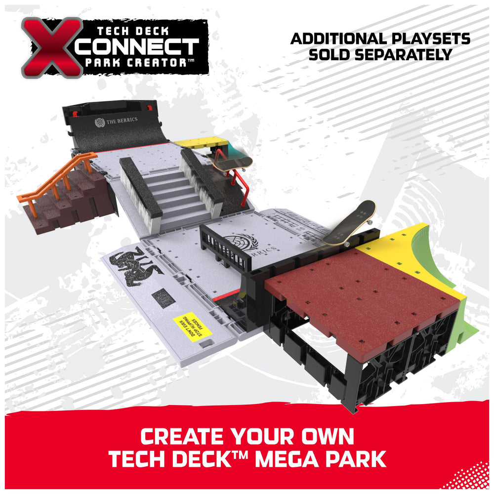 TECH DECK Quarter Bowl Ruckus panel for shaping the park layout