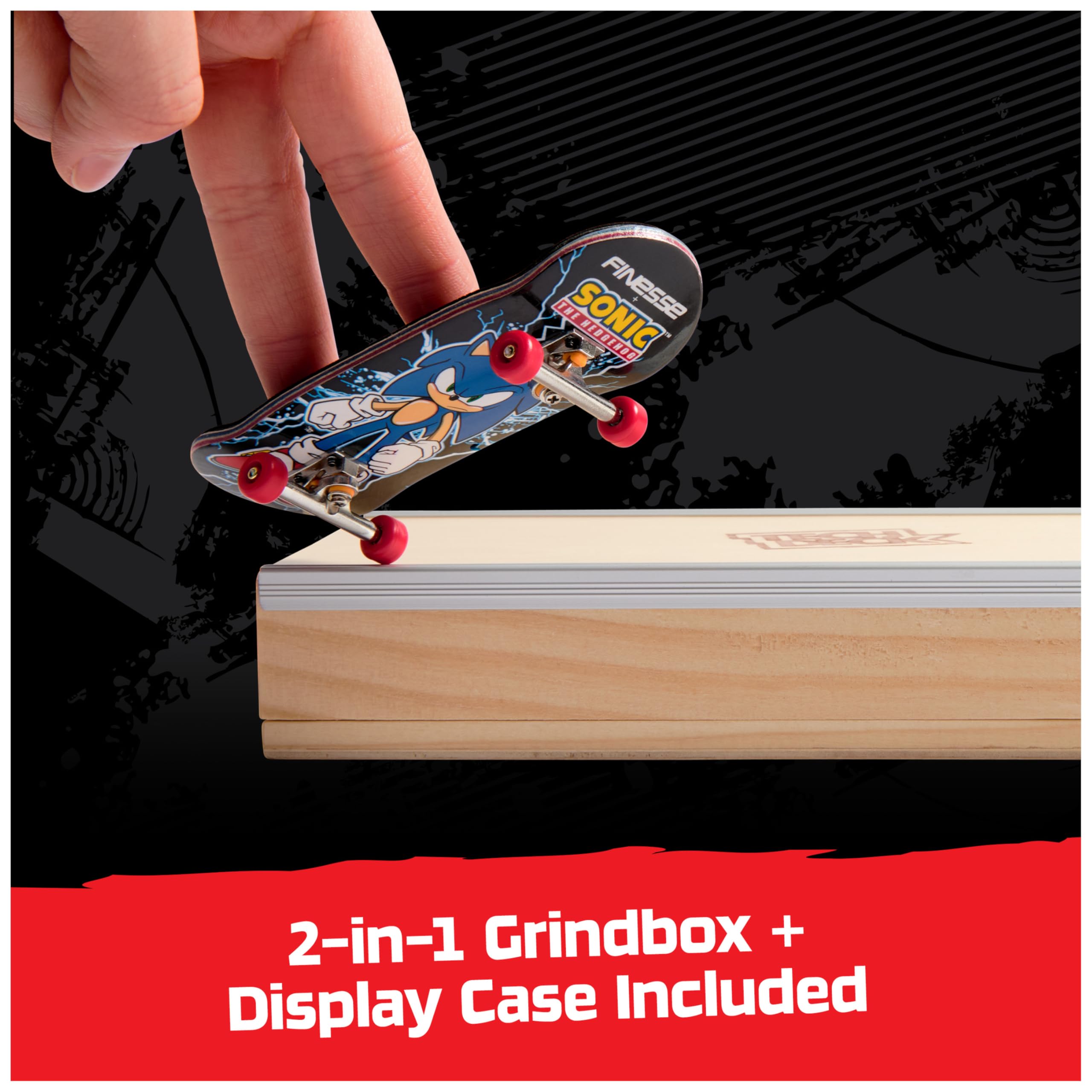 Tech Deck storage display case shown as compact display and transport