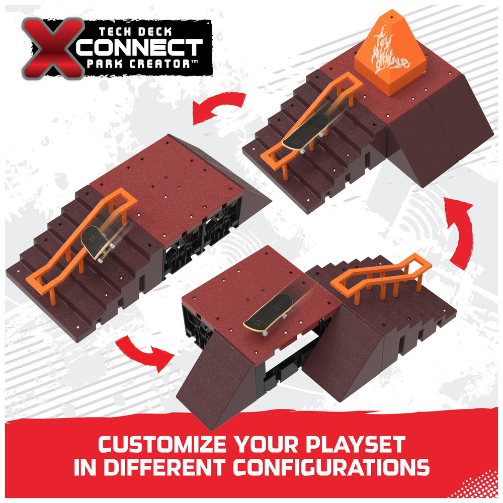 Tech Deck X-Connect Park Creator layout showcasing modular design