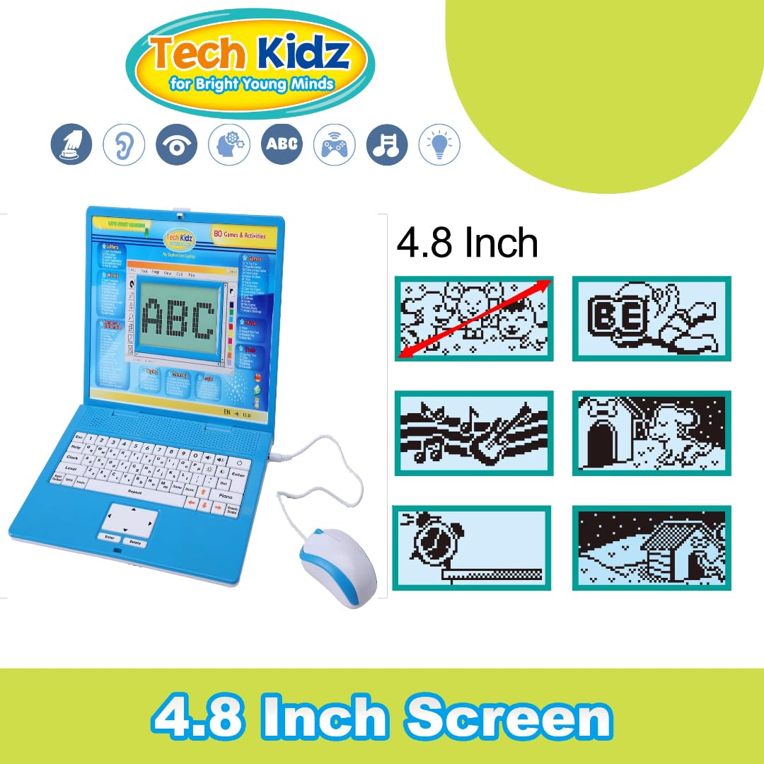 Tech Kidz Exploration Laptop keyboard for kid-friendly typing practice