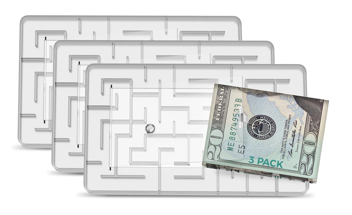 Tech Tools Money Puzzle Box opens to reveal cash in a playful gift experience.